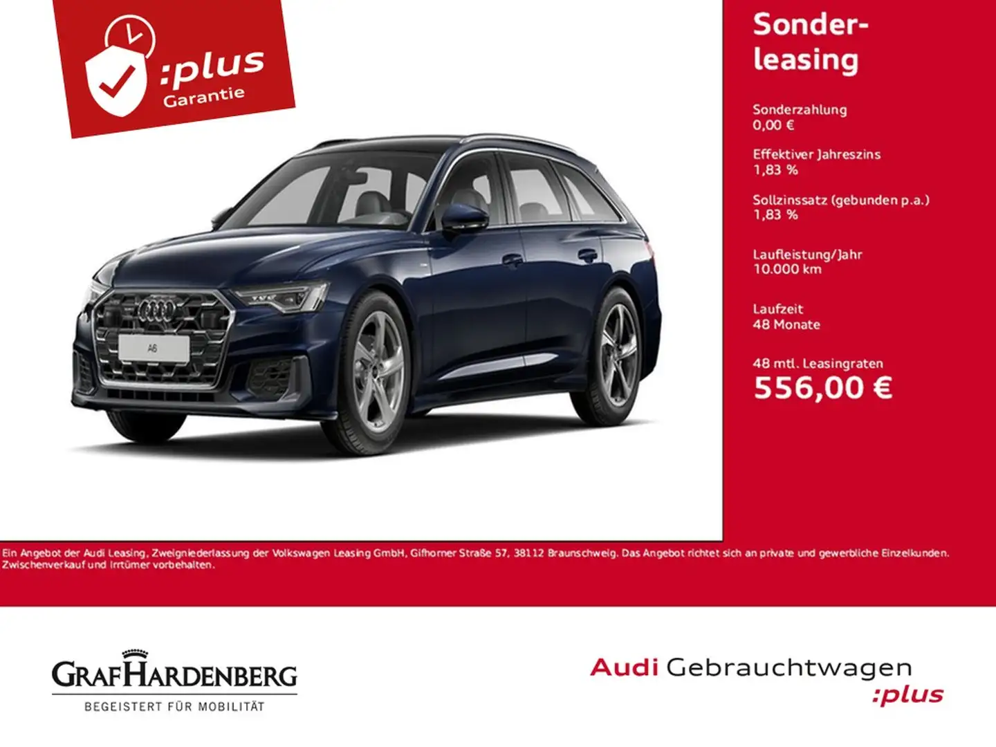 Audi A6 Avant 40 TDI quattro S line Matrix Navi Pano Blau - 1