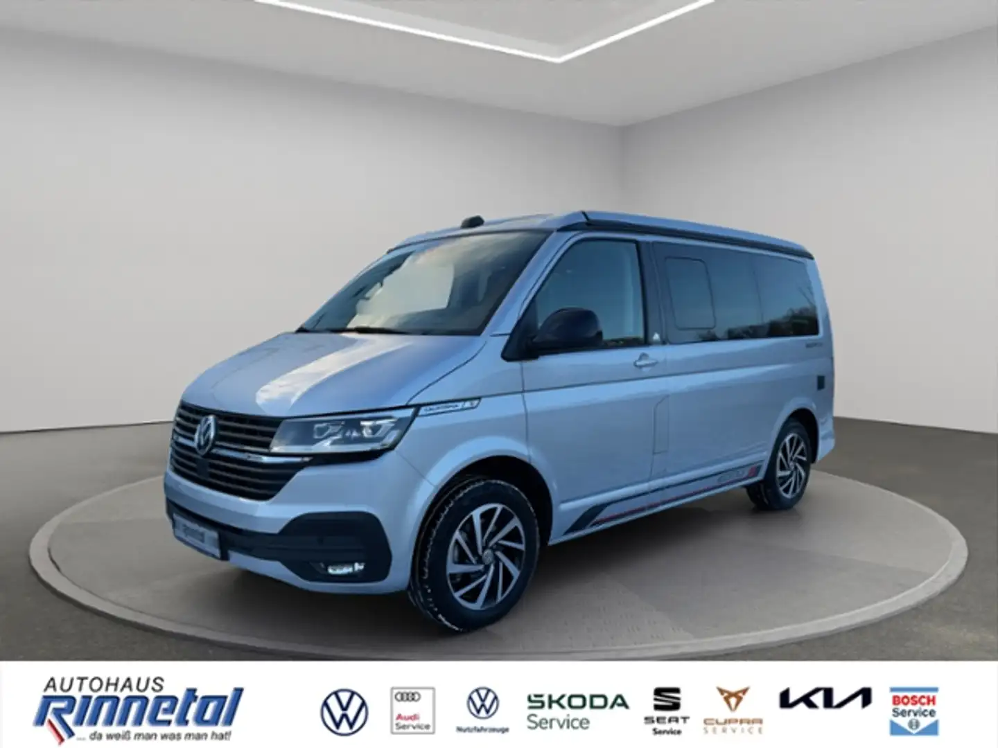Volkswagen T6.1 California Beach 2.0 TDI DSG Camper Edition FWD STANDH+AHK+K Silber - 1