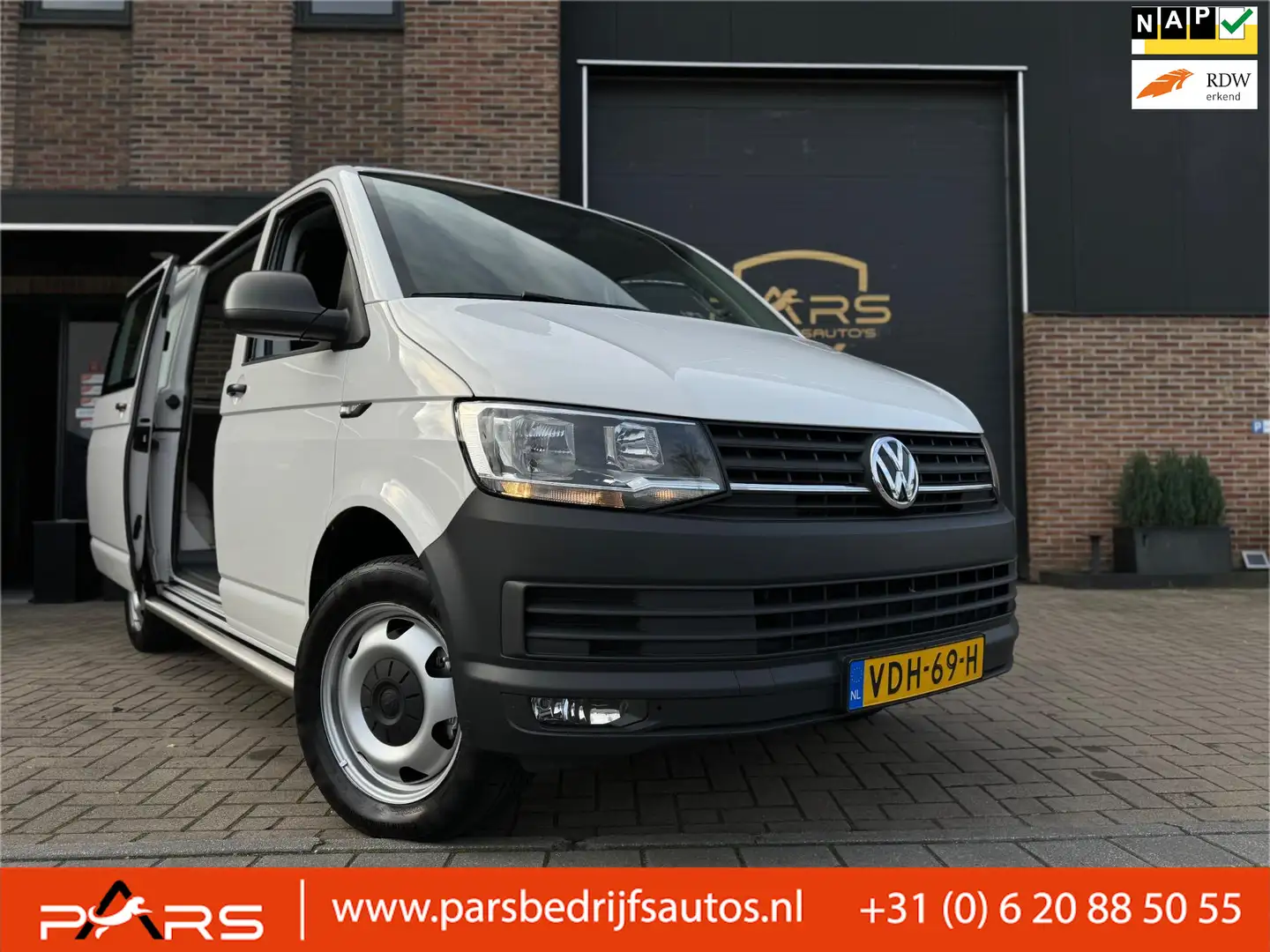 Volkswagen Transporter 2.0 TSI Benzine Highline DSG Automaat Airco Navi C Wit - 1