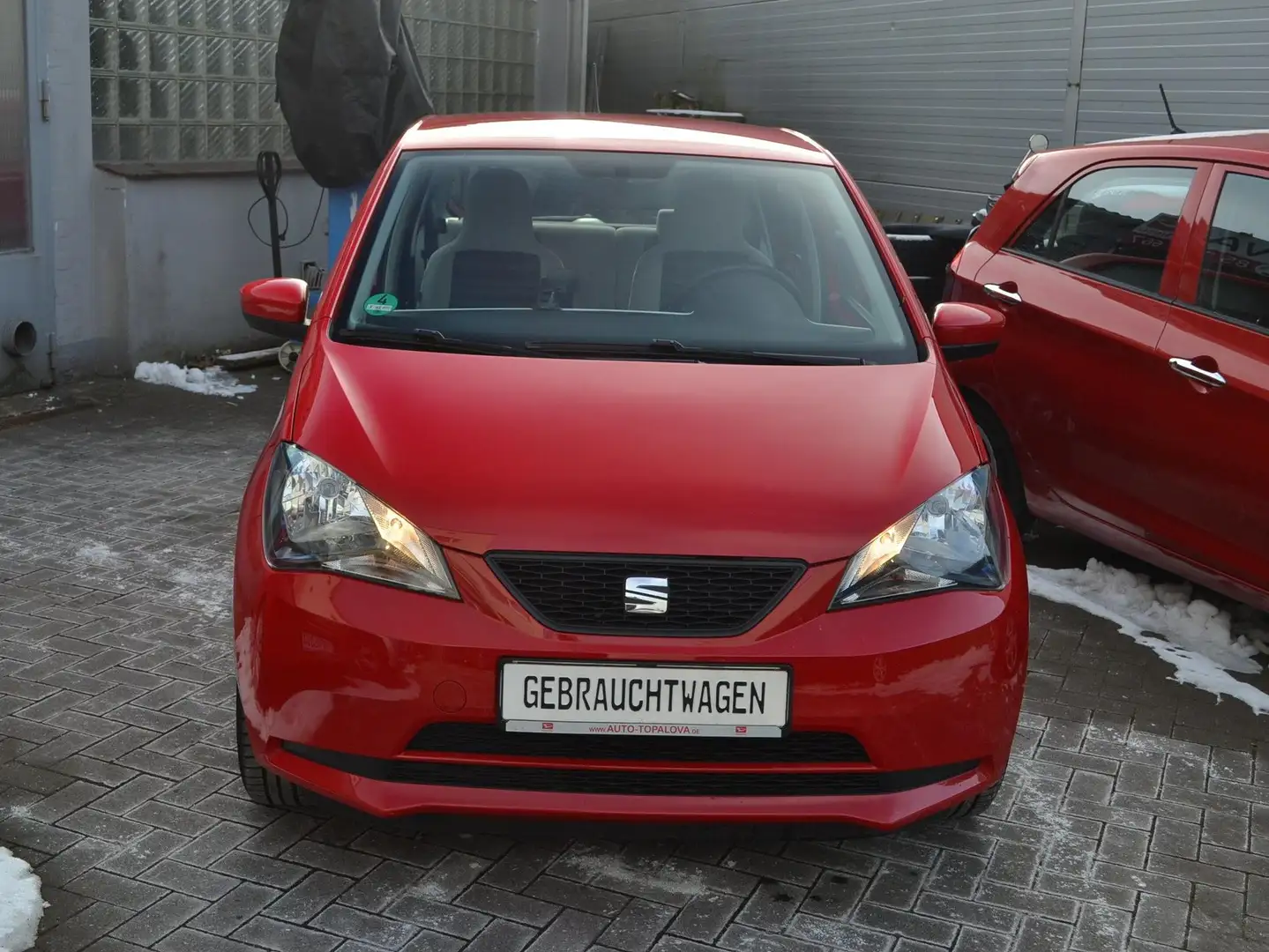 SEAT Mii Mii  5-Türer 1.0 Style Klima EFH 8 Fach Bereift Rot - 1