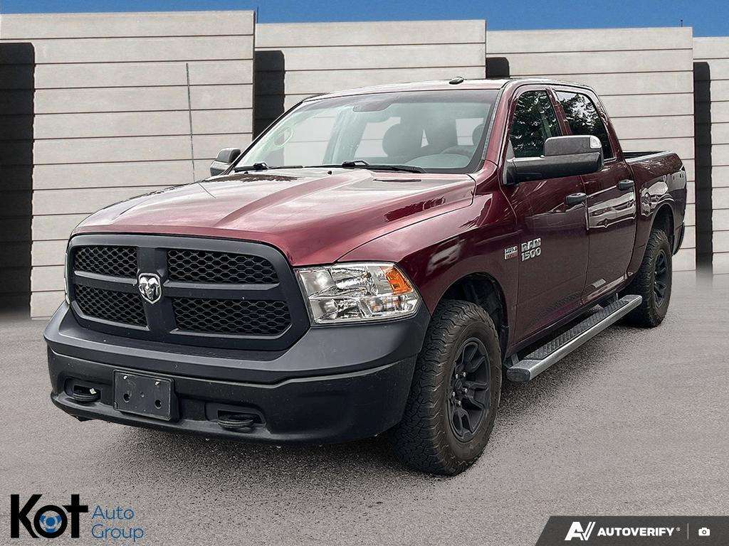 Red 2017 RAM 1500 Pickup Truck Four-Wheel Drive Automatic