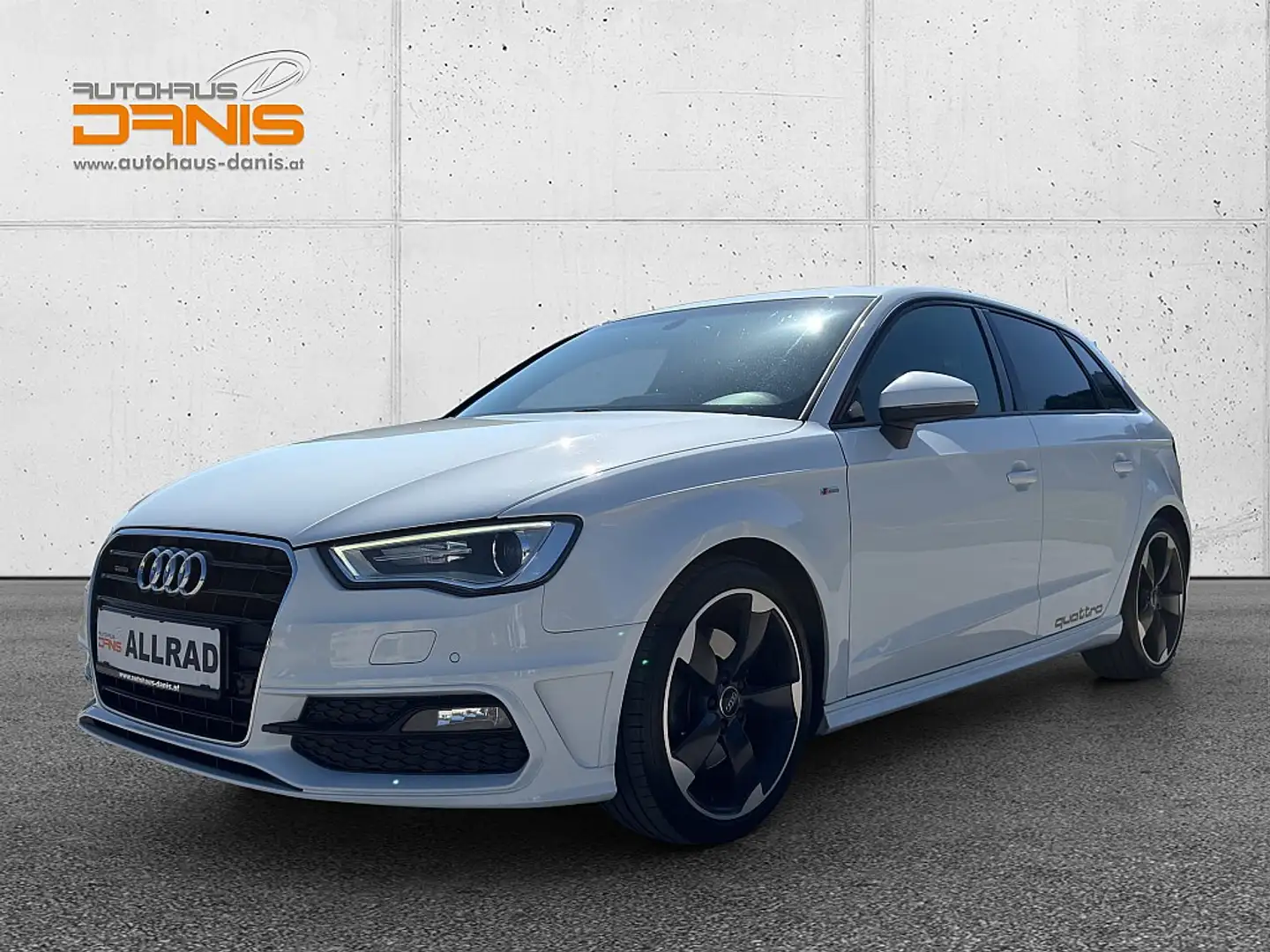 Audi A3 SB quattro 2,0 TDI S-Line Plus NAVI/Xenon/APS Weiß - 1