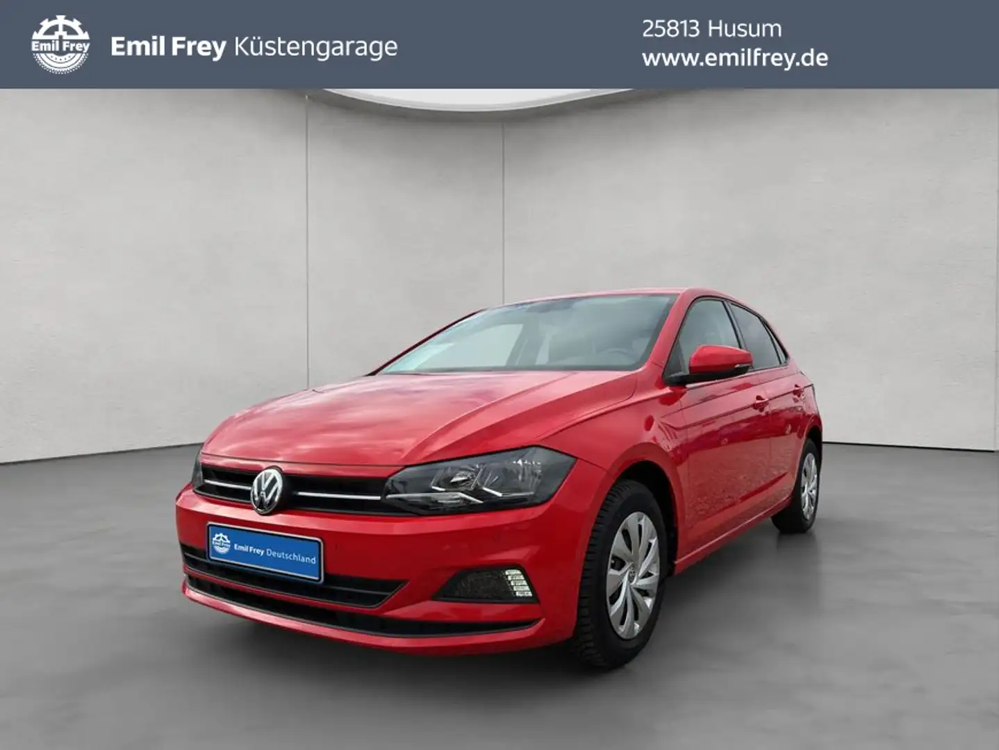 Volkswagen Polo 1.0 Comfortline PDC,KLIMAAUTOM.,GJR Rouge - 1