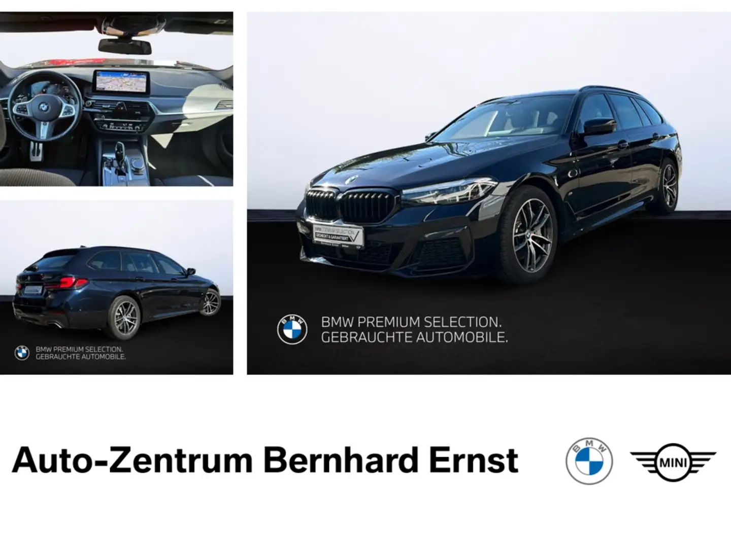 BMW 530 d xDrive Tou M Sportpaket Pano St.Hz DAB h&k Zwart - 1
