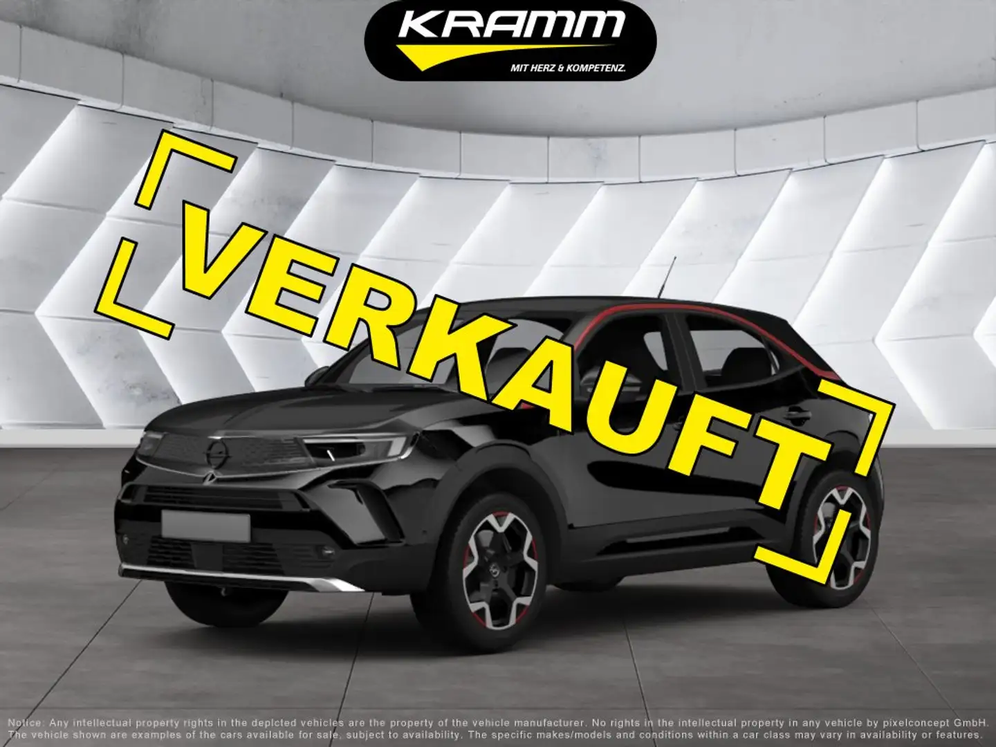 Opel Mokka Ultimate 1.2 Zwart - 1