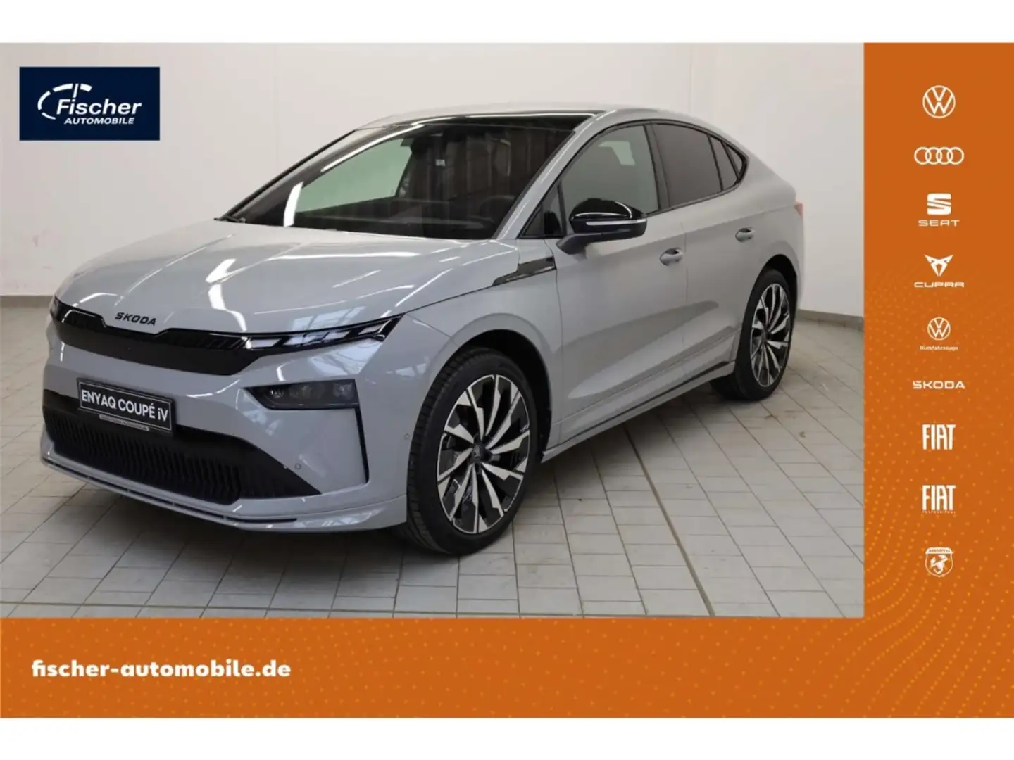 Skoda Enyaq Coupe Elektro Sportline 85 82 kWh Grau - 1