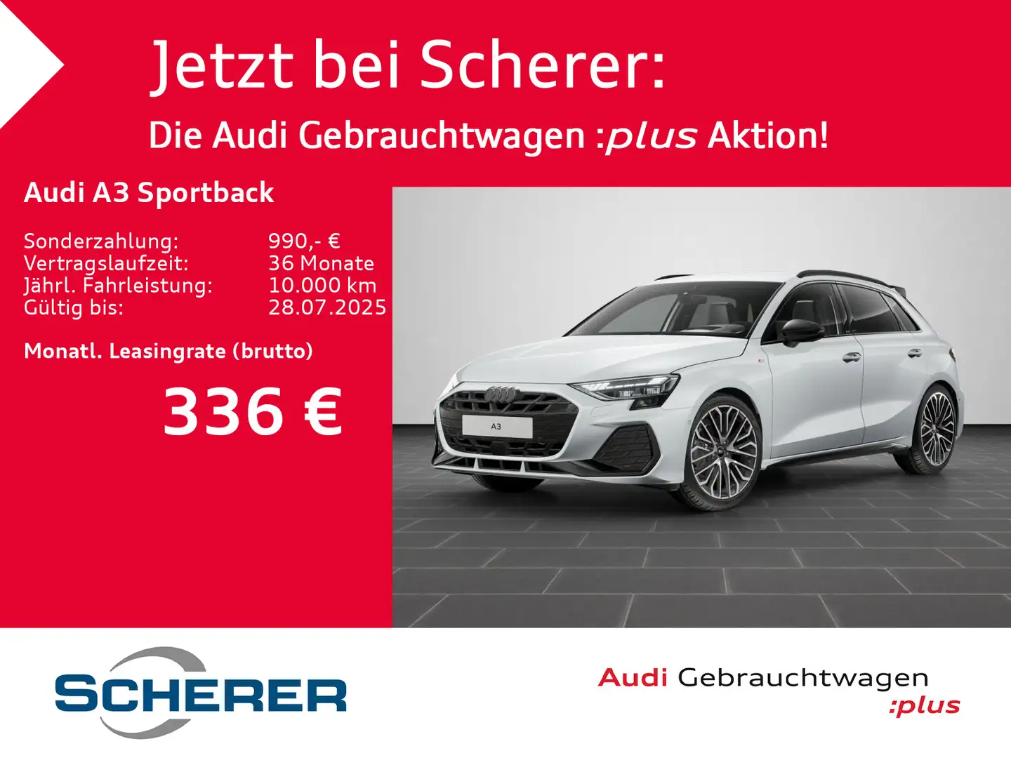 Audi A3 35 TFSI S tronic S LINE NAVI PLUS C Weiß - 1
