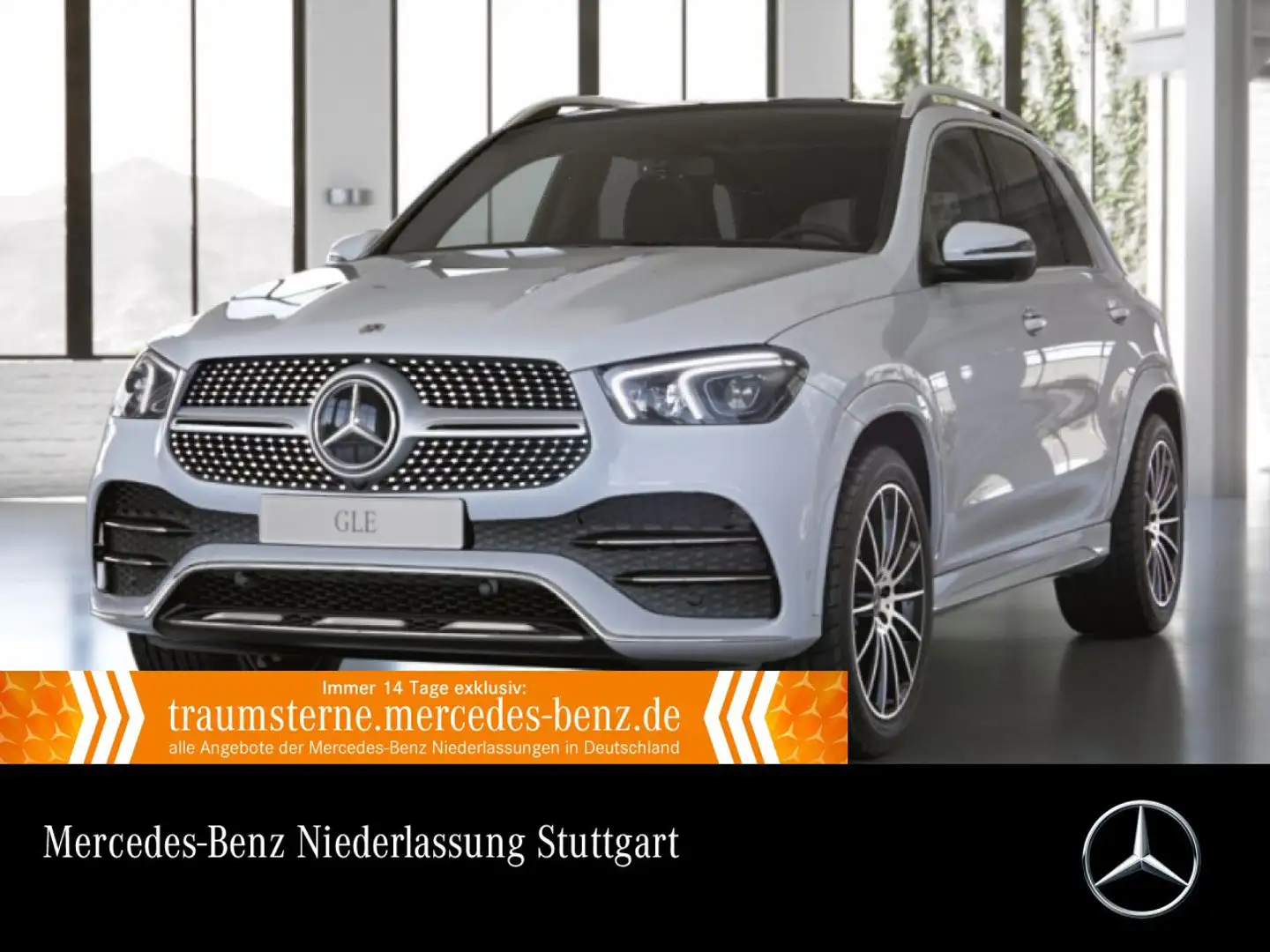 Mercedes-Benz GLE 300 d 4M AMG+PANO+360+AHK+LED+FAHRASS+21"+HUD Weiß - 1