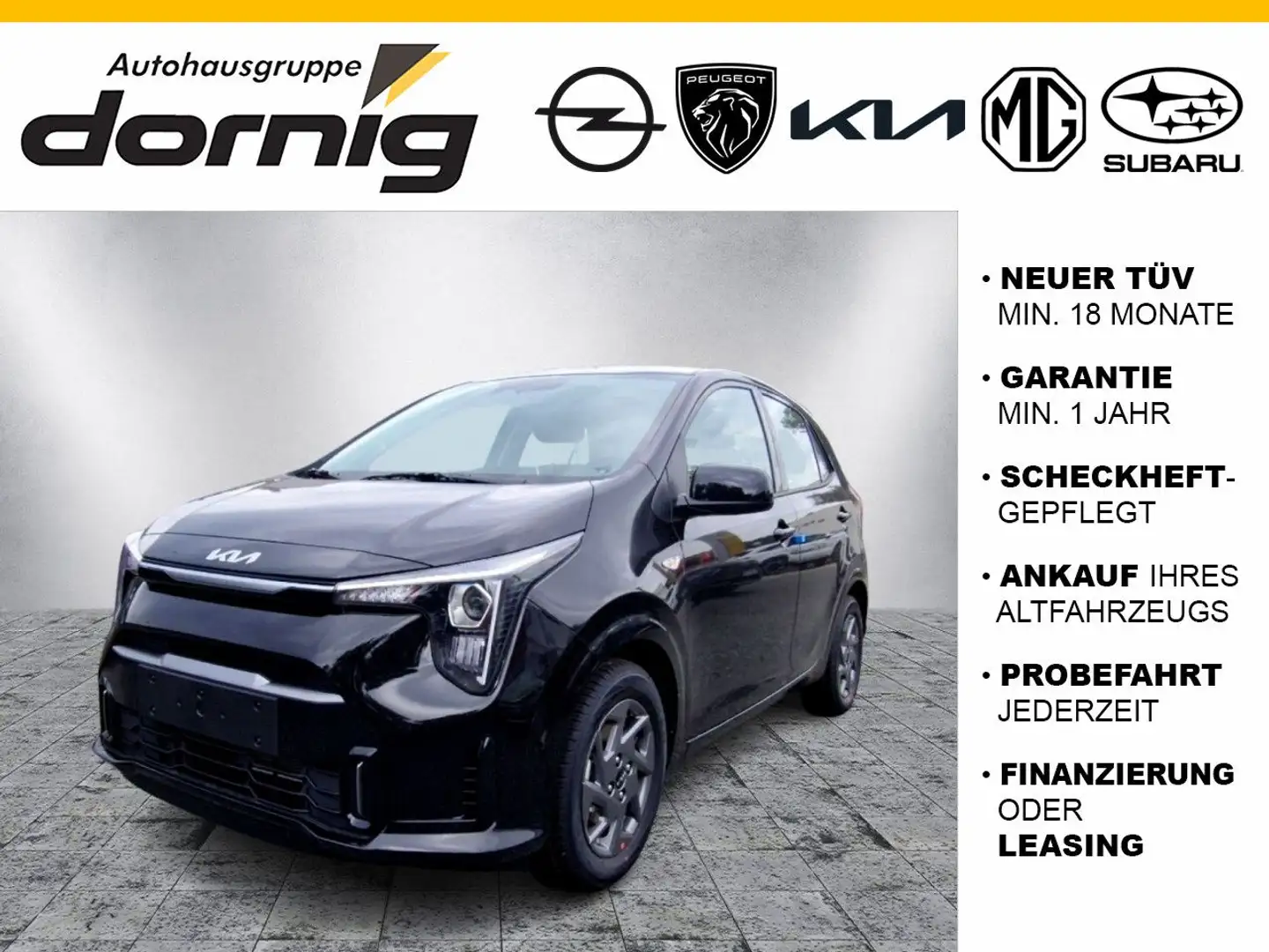 Kia Picanto 1.0 DPI MT Vision Negro - 1