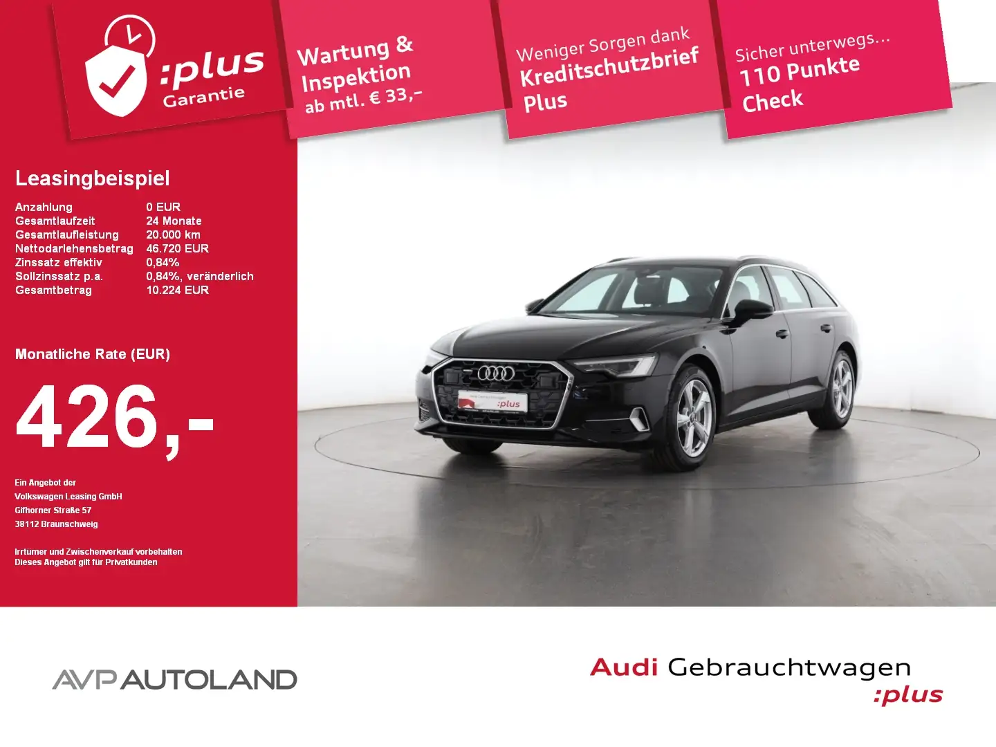 Audi A6 Avant 40 TDI quattro S tronic advanced AHK Schwarz - 1
