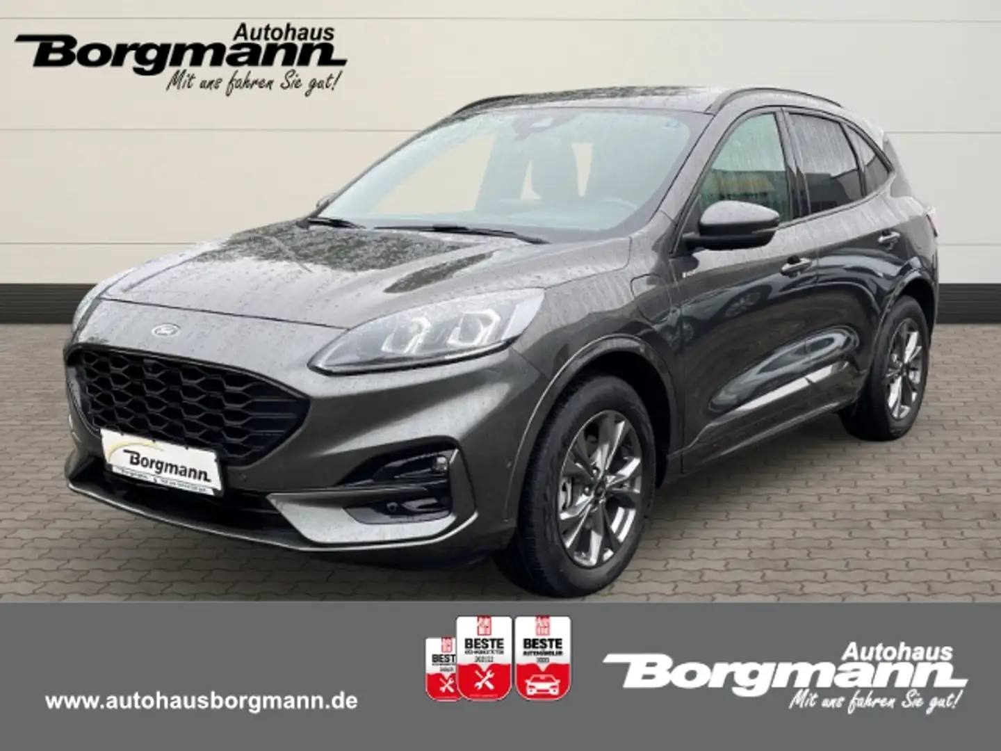 Ford Kuga Plug-In Hybrid ST-Line 2.5 Duratec HUD - AHK - ACC Gris - 1