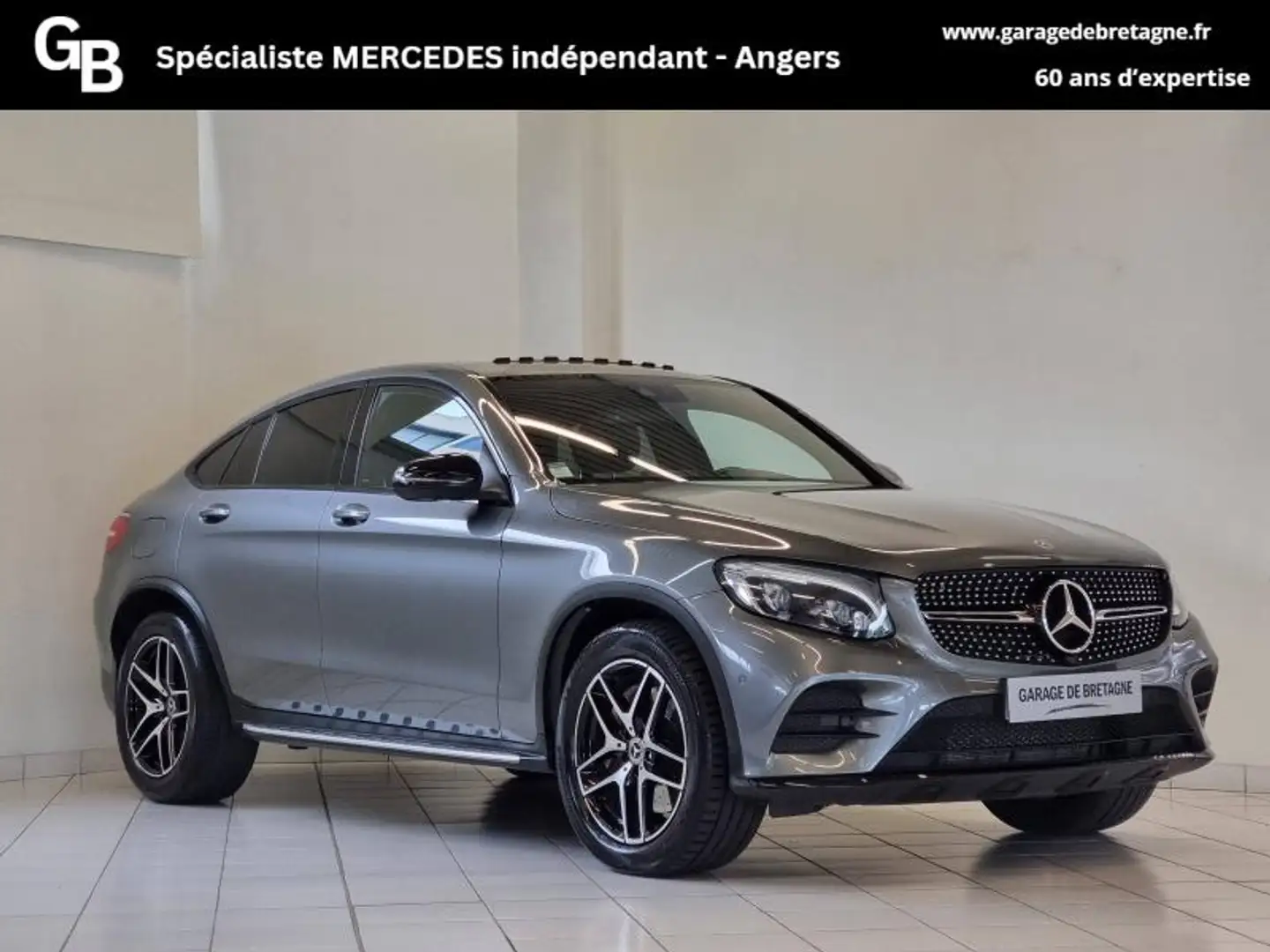 Mercedes-Benz GLC 250 250 d 204ch Fascination 4Matic 9G-Tronic Euro6c Gris - 1