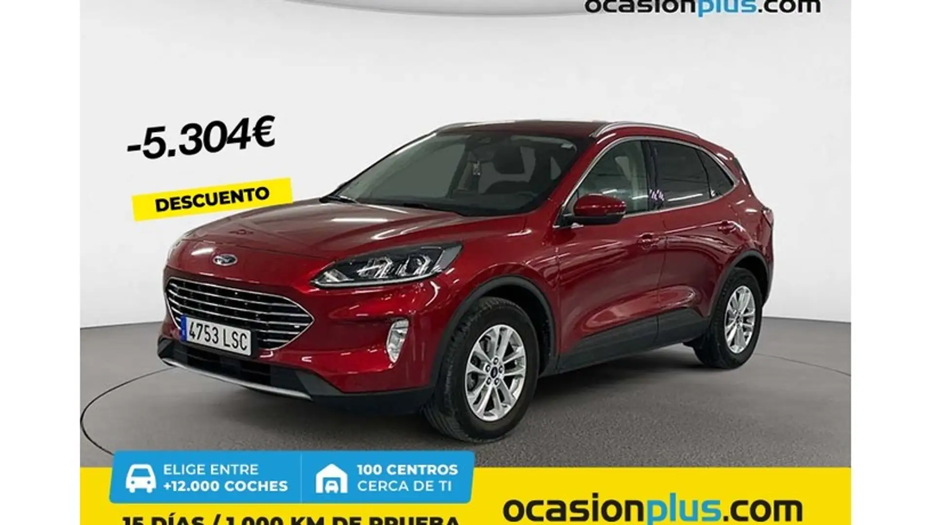 Ford Kuga 2.0 EcoBlue MEHV Titanium FWD 150 Rouge - 1