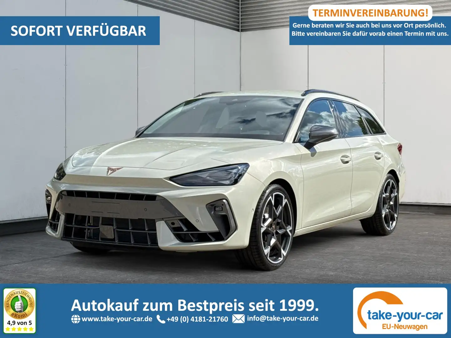 CUPRA Leon Sportstourer VZ ST NAVI+KAMERA+EL.HECKKL.+ACC+1... Grau - 1