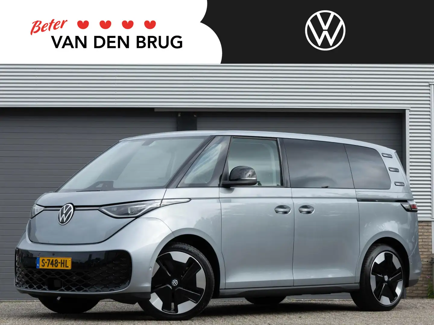 Volkswagen ID. Buzz 1st Max 77kWh | IQ-Matrix LED | Trekhaak | Navigat Gris - 1
