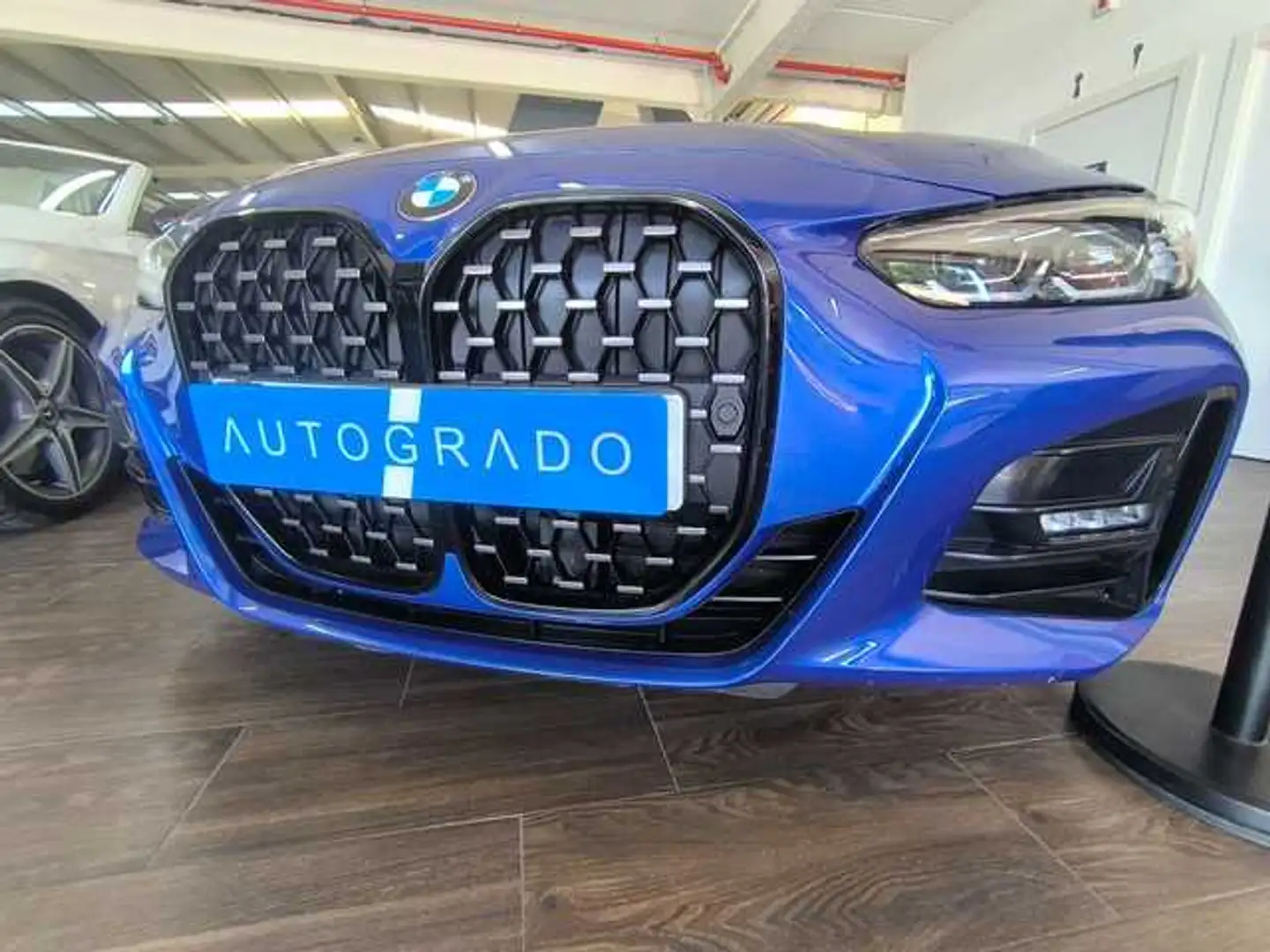 BMW 420 420dA Coupé Bleu - 2