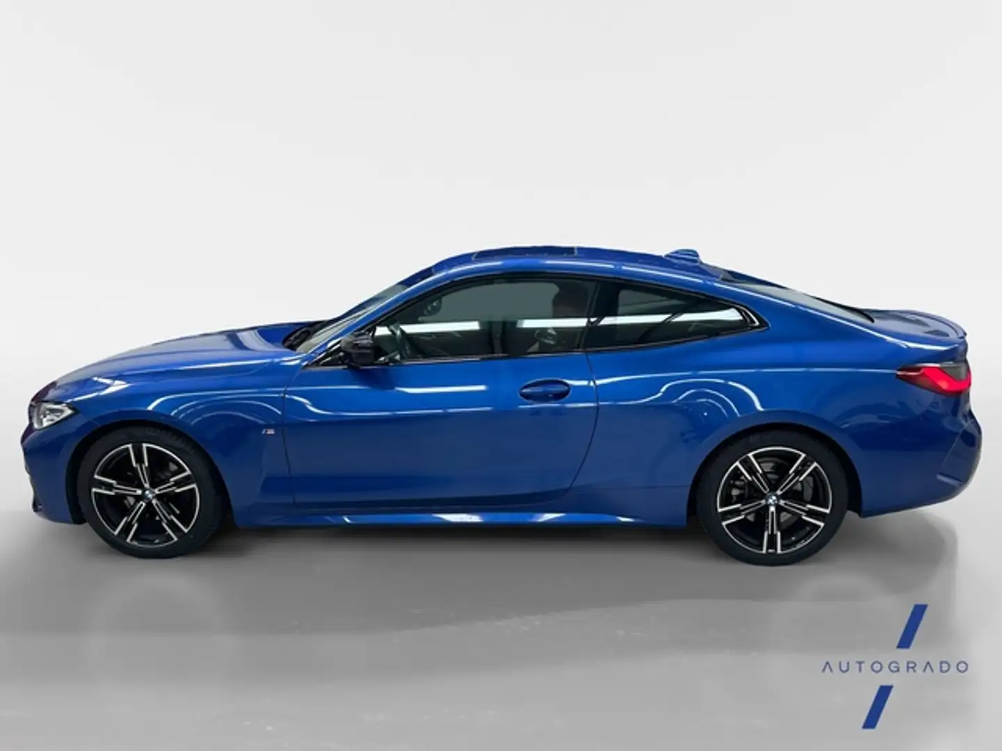 BMW 420 420dA Coupé Bleu - 2