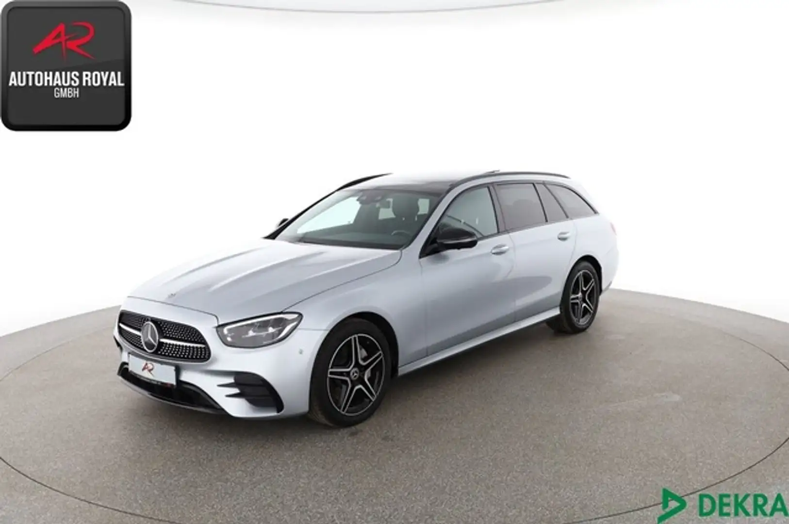 Mercedes-Benz E 300 d T 4M AMG NIGHT 360GRAD,BURMESTER,HUD,1HD Silber - 1