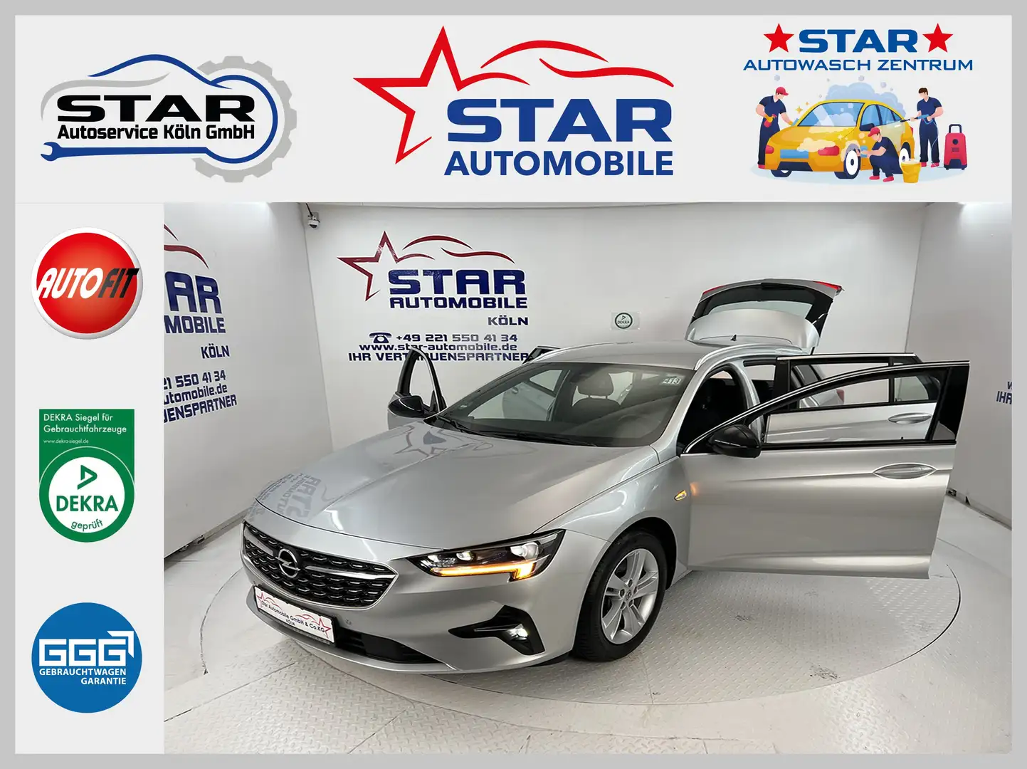 Opel Insignia Insignia B Sports Tourer Business 2.0-128KW*Autom. Gris - 1