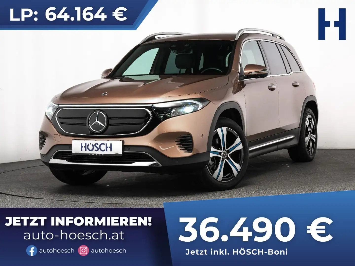 Mercedes-Benz EQB 300 4M Electric Art ADVANCED PLUS SCHNÄPPCHEN Bronze - 1