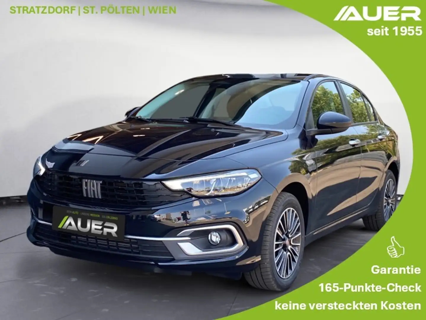 Fiat Tipo 1,6 MJet | LED | Klimaaut | Kamera Schwarz - 1