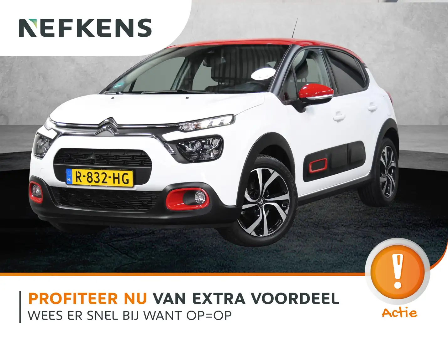Citroen C3 1.2 110PK Shine | AUTOMAAT | AppleCarplay/AndroidA Blanc - 1