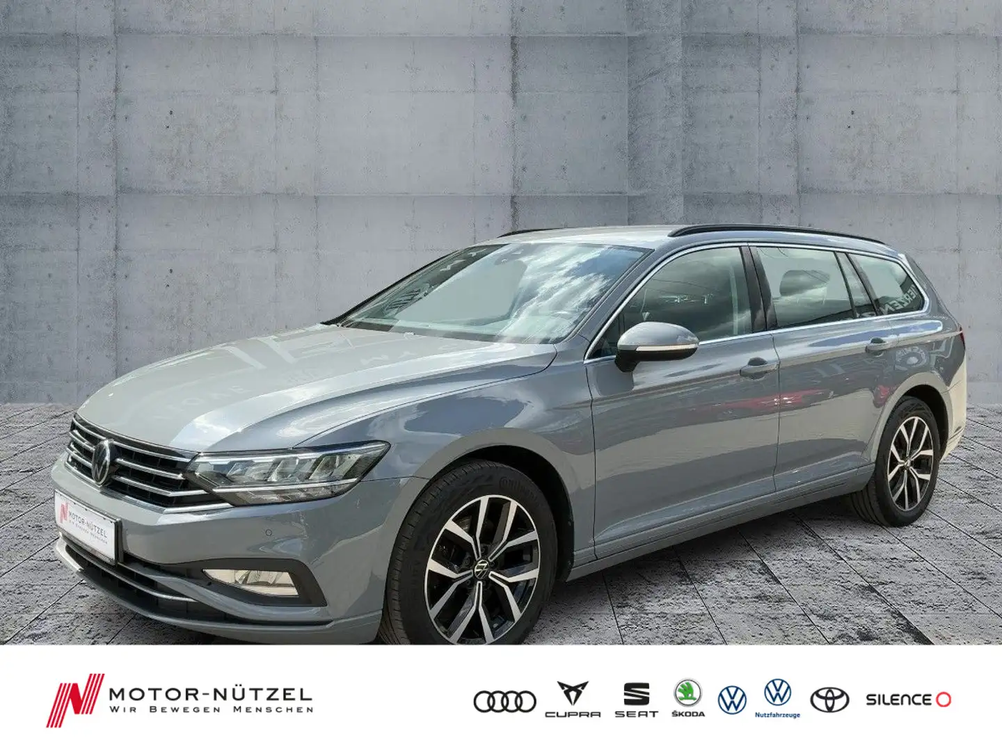 Volkswagen Passat Variant 2.0 TDI BUSINESS LED+NAV+AHK+APP Grigio - 1
