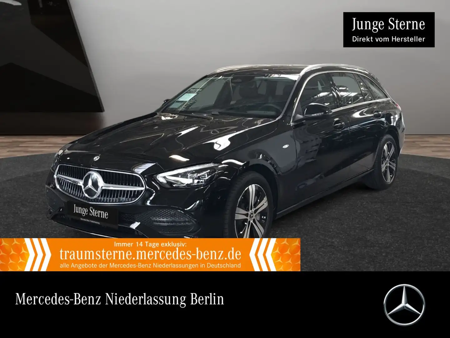 Mercedes-Benz C 300 e T AVANTG+PANO+LED+KAMERA+TOTW+KEYLESS+9G Schwarz - 1