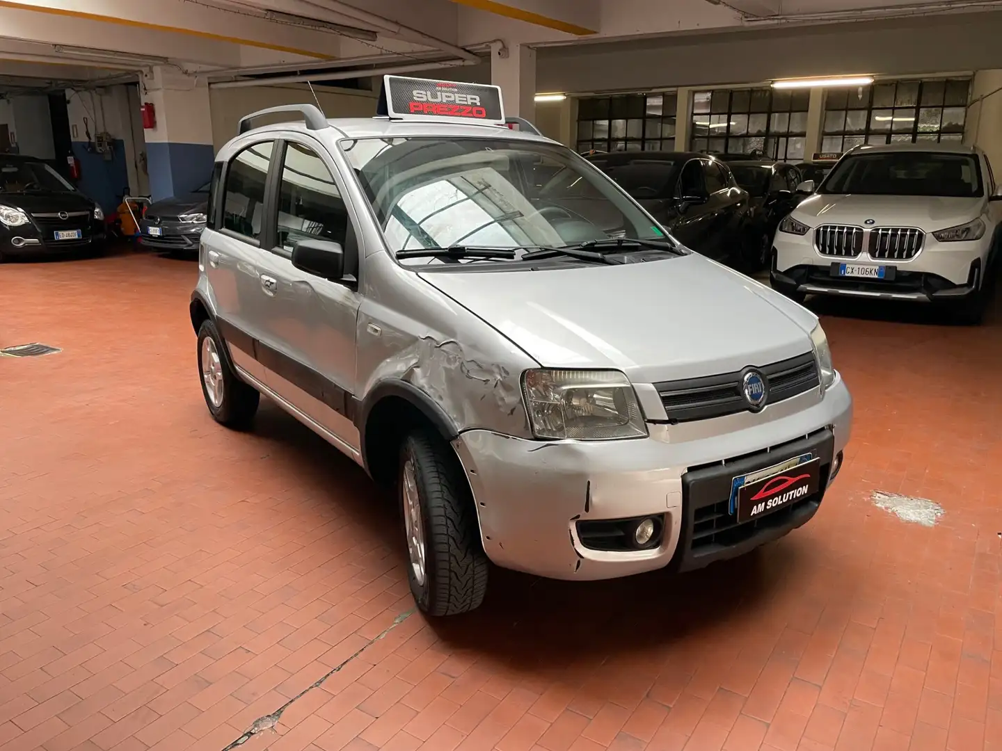 Fiat Panda Panda 1.3 MJT 4x4 Neopatentati Argento - 2