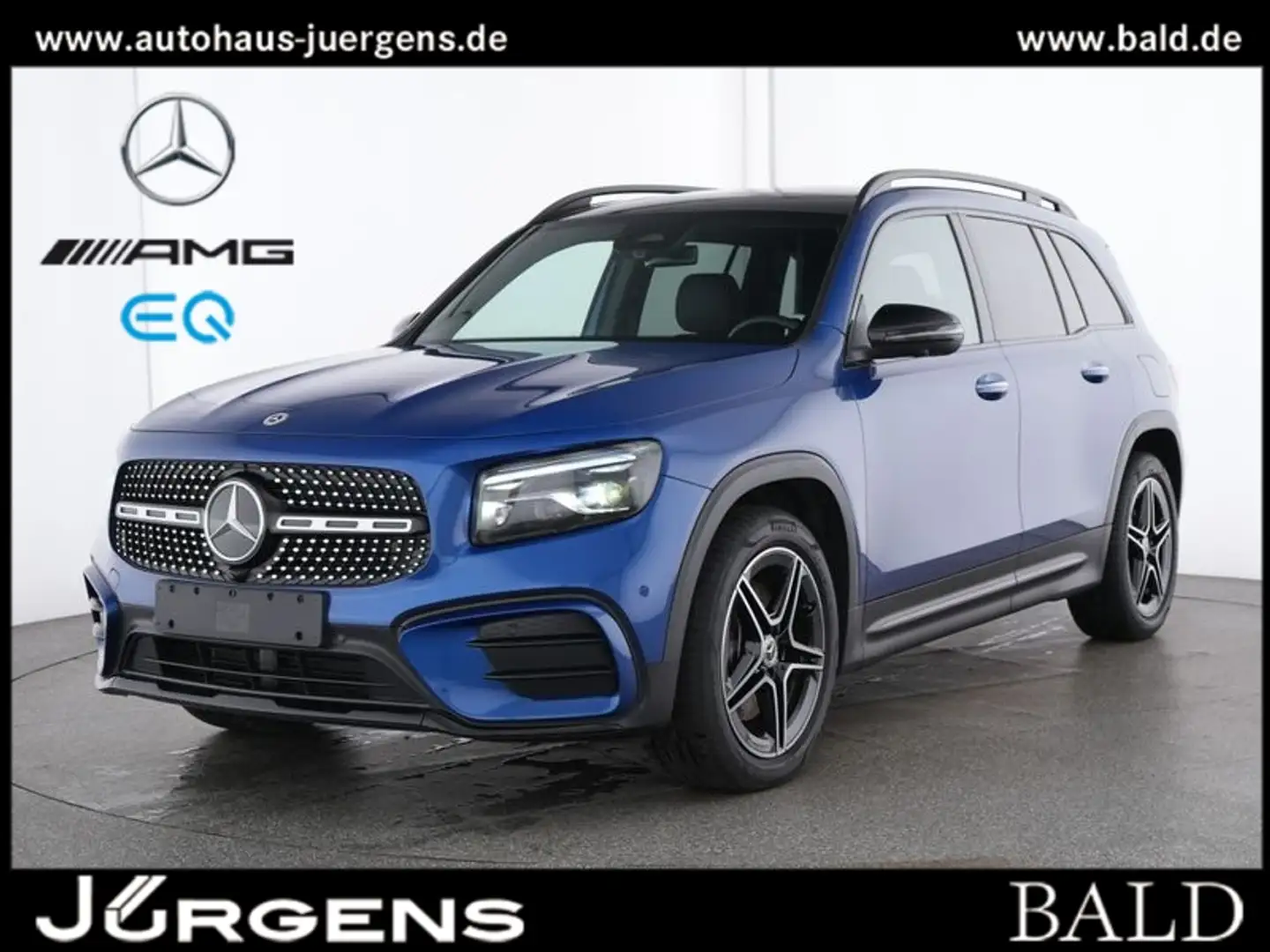 Mercedes-Benz GLB 220 4M AMG-Sport/Pano/Night/Stdhz/7Sitzer/19 Blau - 2
