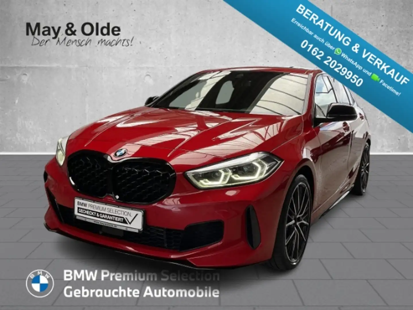 BMW 135 i xDrive M Sportpaket HUD Adaptiv-LED Pano Navi DA Roşu - 1