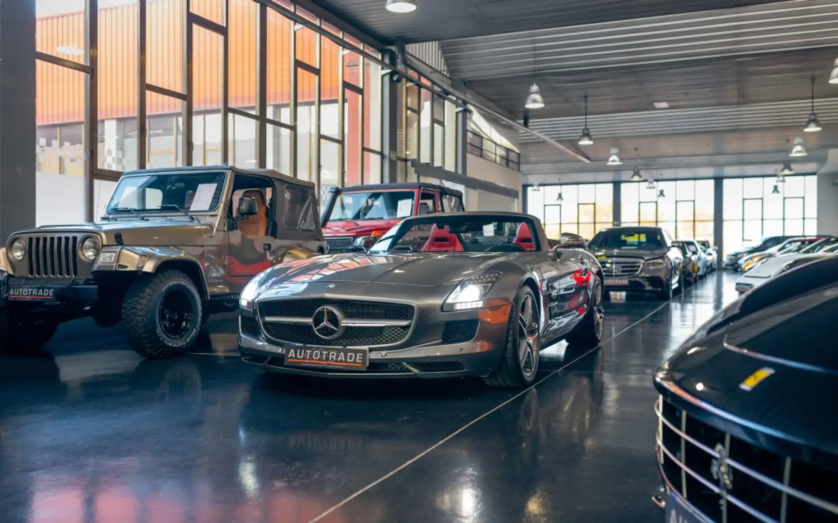 Mercedes-Benz SLS Roadster Grijs - 1