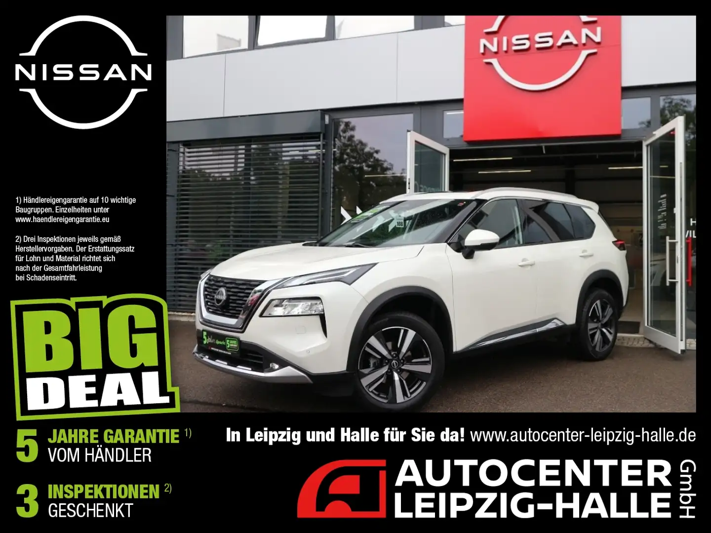 Nissan X-Trail 1.5 VC-T MHEV Tekna+ Pano Leder HUD Bose Wit - 1
