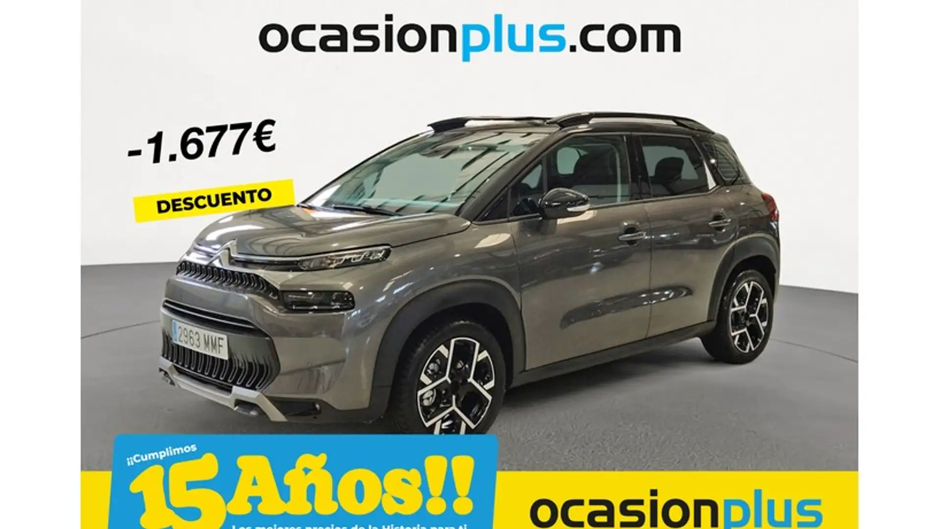 Citroen C3 Aircross Puretech S&S Shine Pack EAT6 130 Gris - 1