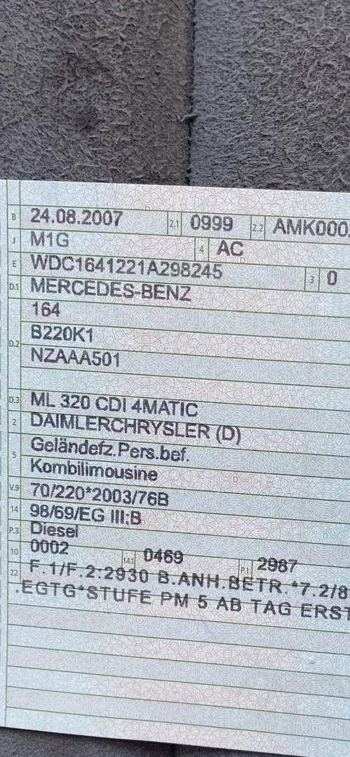 Mercedes-Benz ML 320 CDI 4Matic 7G-TRONIC DPF - 1
