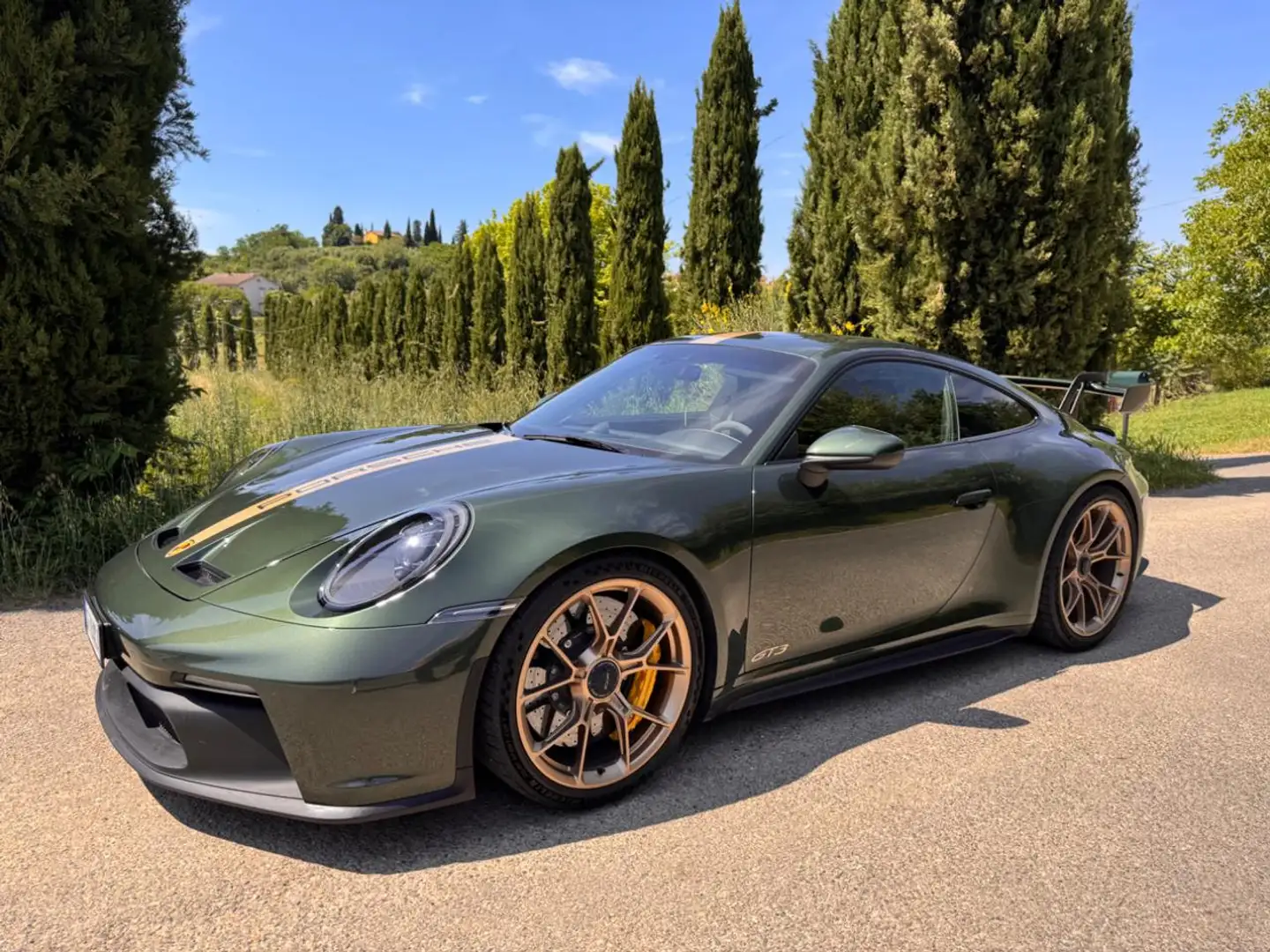 Porsche 992 GT3 Exclusive Manufaktur+carbonio+sollev. Verde - 1