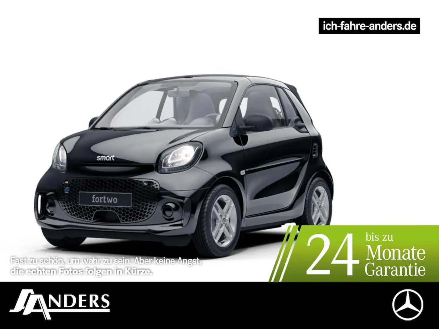 smart forTwo EQ COOL&AUDIO+22kW+Tempomat+DAB+LM Schwarz - 1