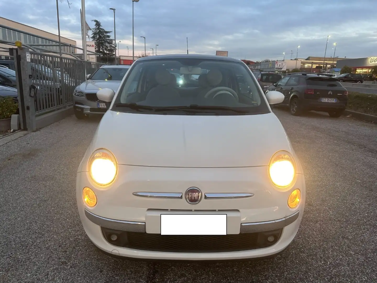 Fiat 500 1.2 Lounge Blanc - 2