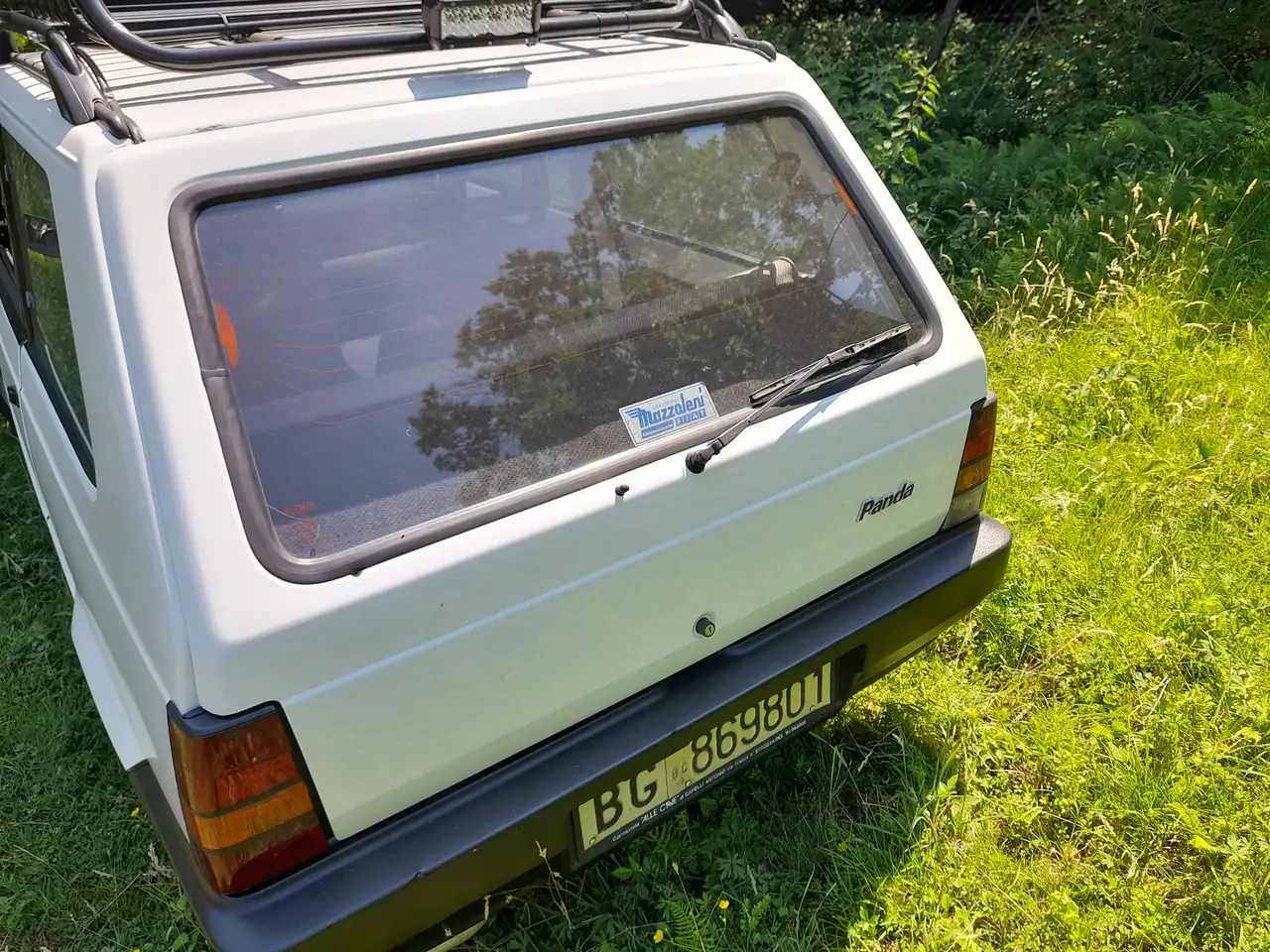 Fiat Panda Rara Panda 1.0 4x4 my86 no Sisley restaurata iconica bianca, foto 4