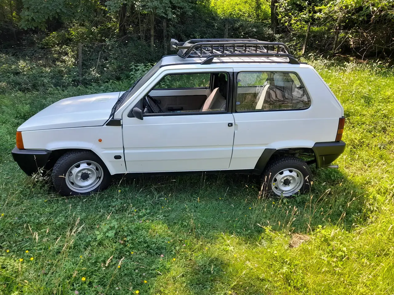 Fiat Panda Rara Panda 1.0 4x4 my86 no Sisley restaurata iconica bianca, foto 5