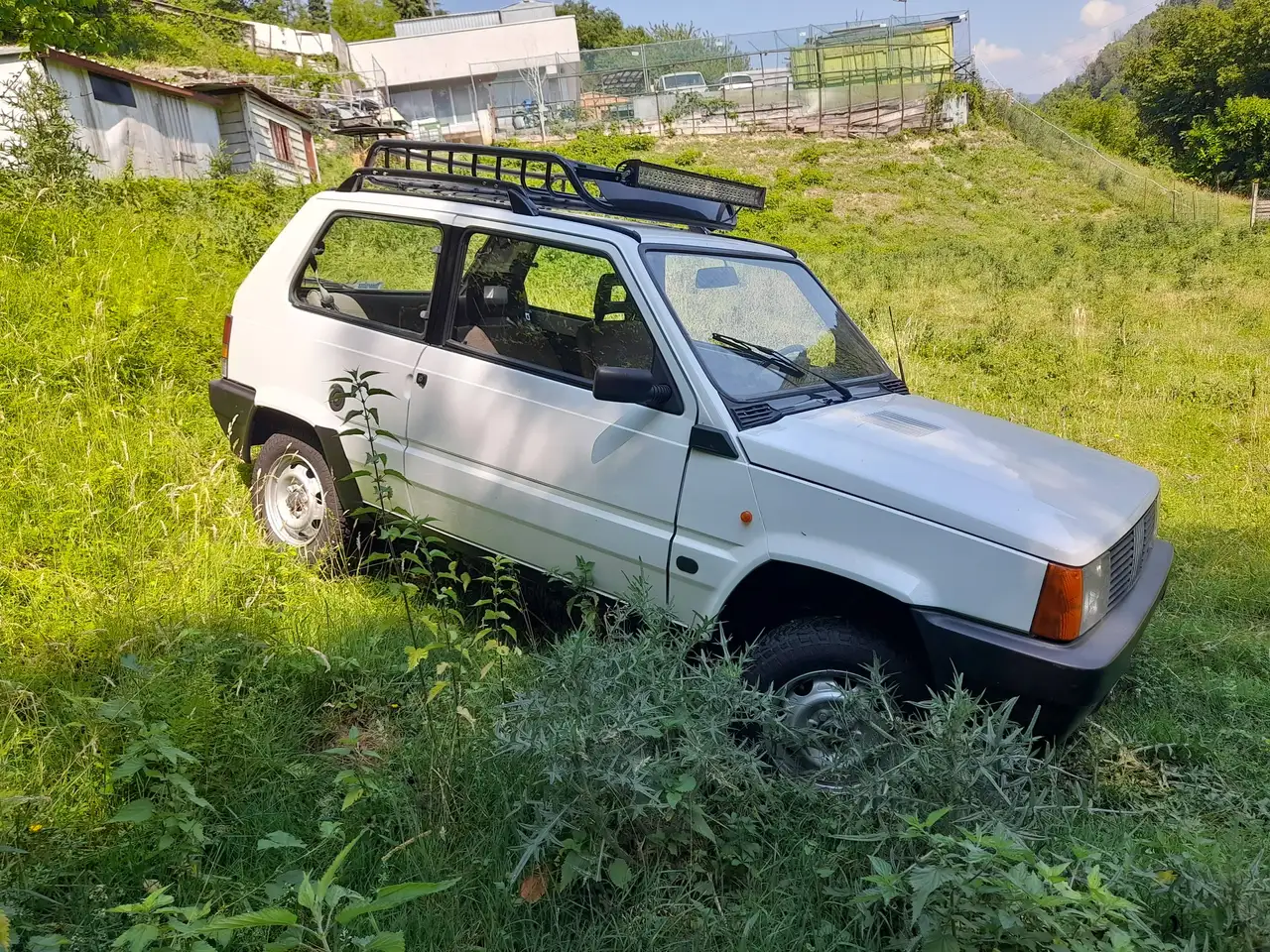 Fiat Panda Rara Panda 1.0 4x4 my86 no Sisley restaurata iconica bianca, foto 1