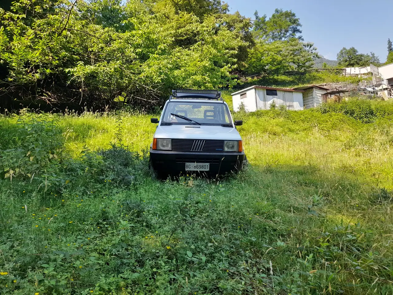 Fiat Panda Rara Panda 1.0 4x4 my86 no Sisley restaurata iconica bianca, foto 8