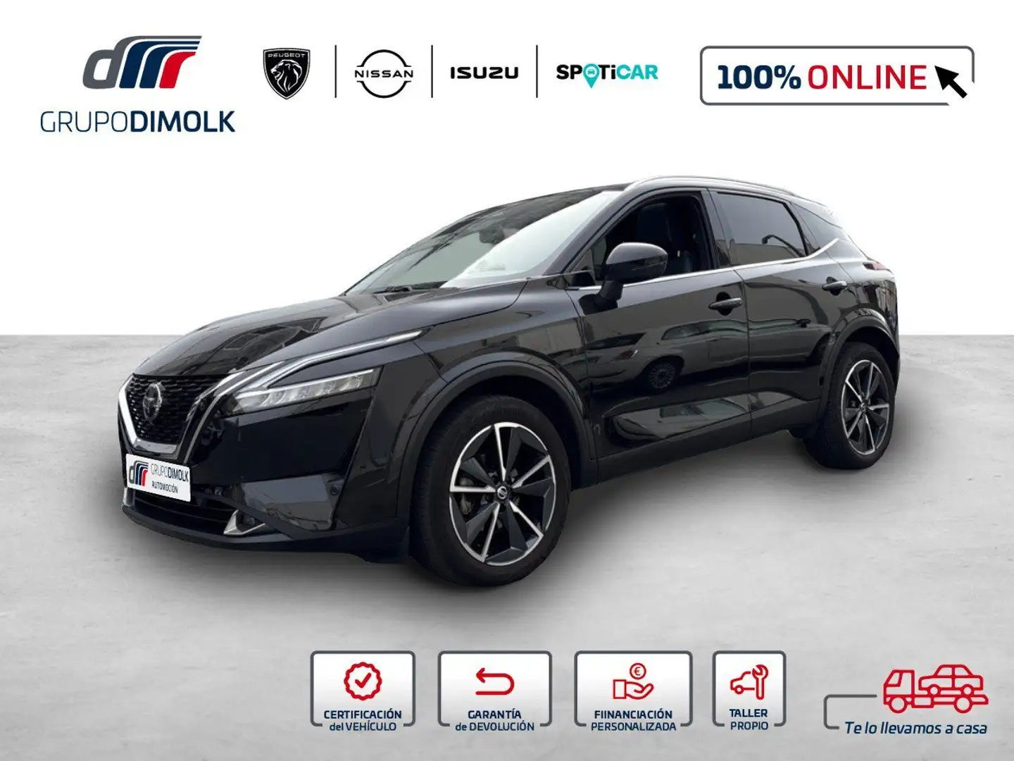 Nissan Qashqai 1,3 DIG-T 158cv mHEV Xtronic Tekna Negro - 1