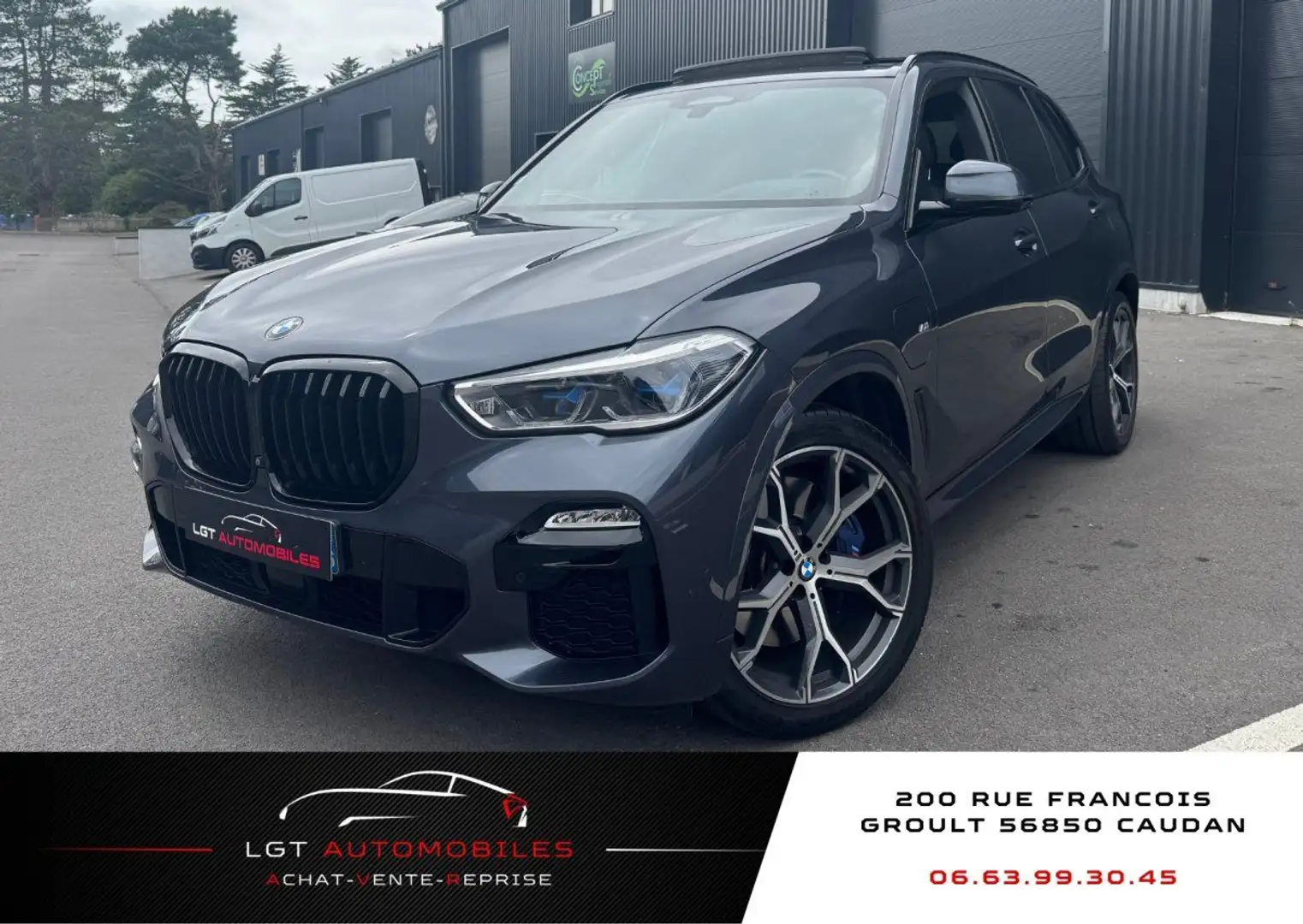 BMW X5 IV (G05) xDrive45eA 394ch M Sport 17cv Gris - 2