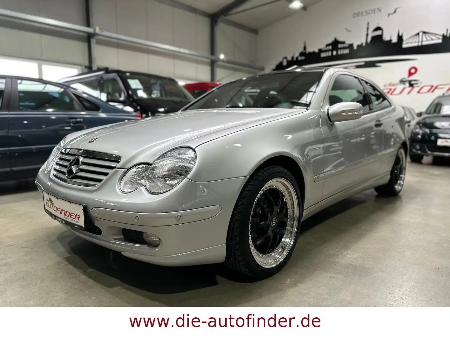 Mercedes-Benz C 320 Sportcoupe Navi,Panorama,PDC,Alu17",1.Hand Argent - 1