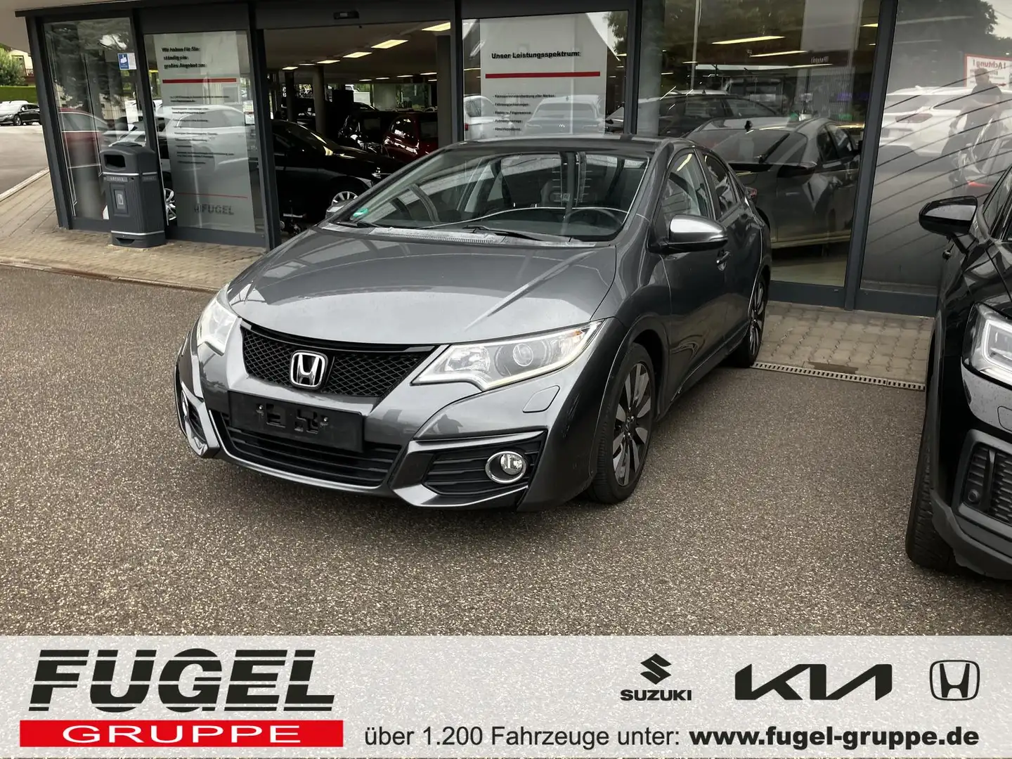 Honda Civic 1.8 i-VTEC 1.8 Elegance SHZ|Temp.|RFK Grau - 1