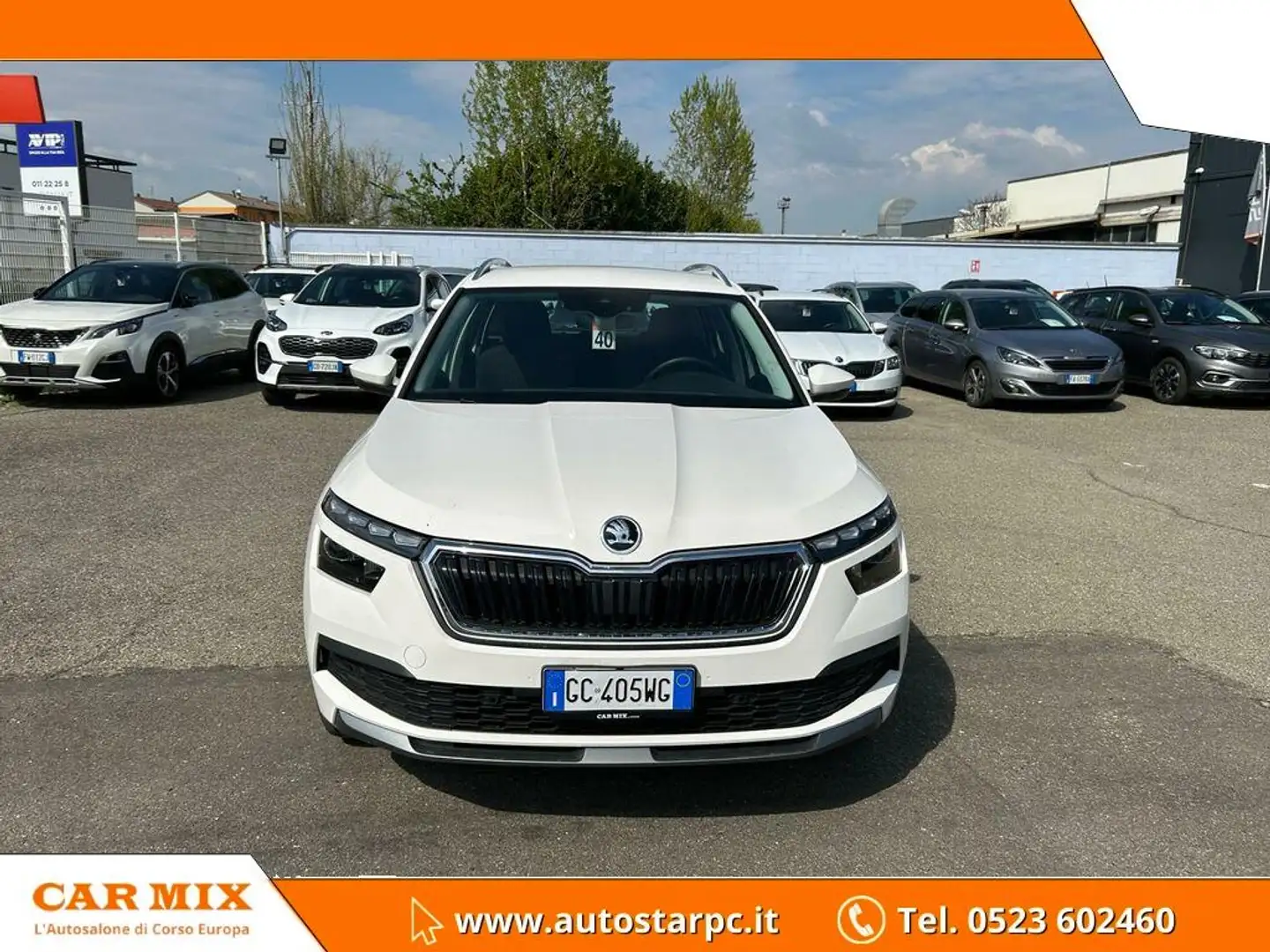 Skoda Kamiq 1.0 tsi Style 110cv Blanc - 2