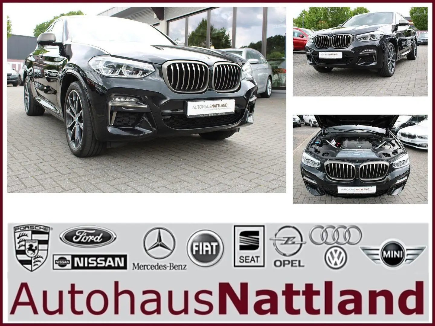 BMW X4 M i HuD Leder LED Sitzh. AHK 1.Hd. Weiß - 1