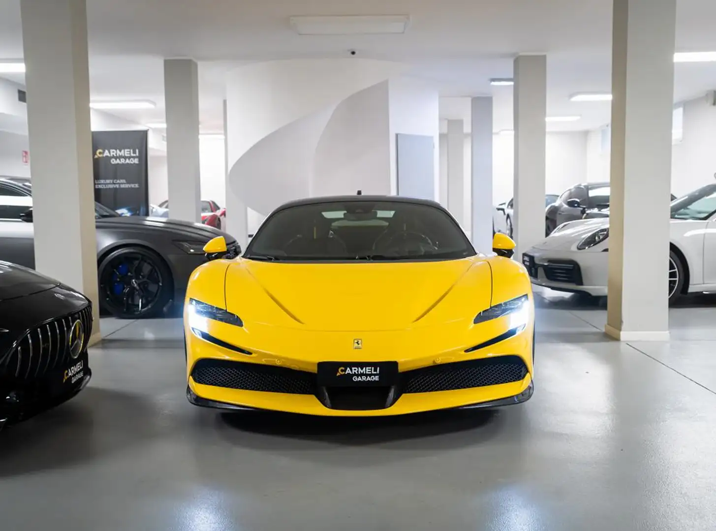 Ferrari SF90 Stradale -FULL CARBONIO-SOLLEV-SEDILI RACING-CERCHI 20” Giallo - 2
