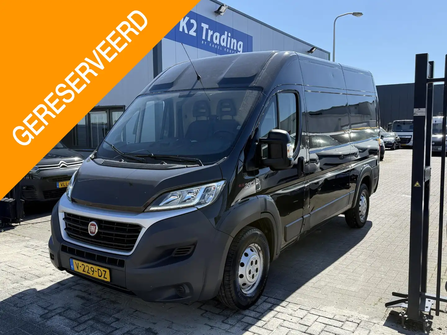 Fiat Ducato 35H 2.3 MultiJet L2H2 EURO 6 AIRCO NAVI APK 5-2026 Noir - 1